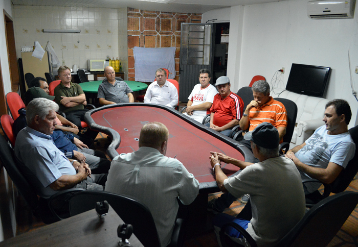 Reunião da Lilabo com os responsáveis pelas equipes que vão disputar o Campeonato Municipal Veterano de Bocha de 2014. 