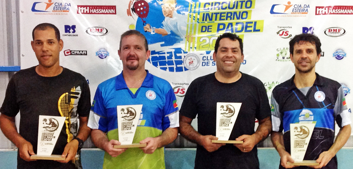 Masculino A. 1o lugar: Antônio Garcia e Marlon dos Santos. 2o lugar: João Santana e Fábio Froner